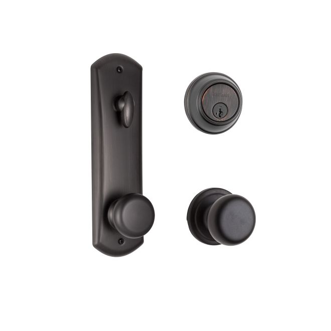 Kwikset 508HKCDBS Signature Series Hancock Interconnected Keyed